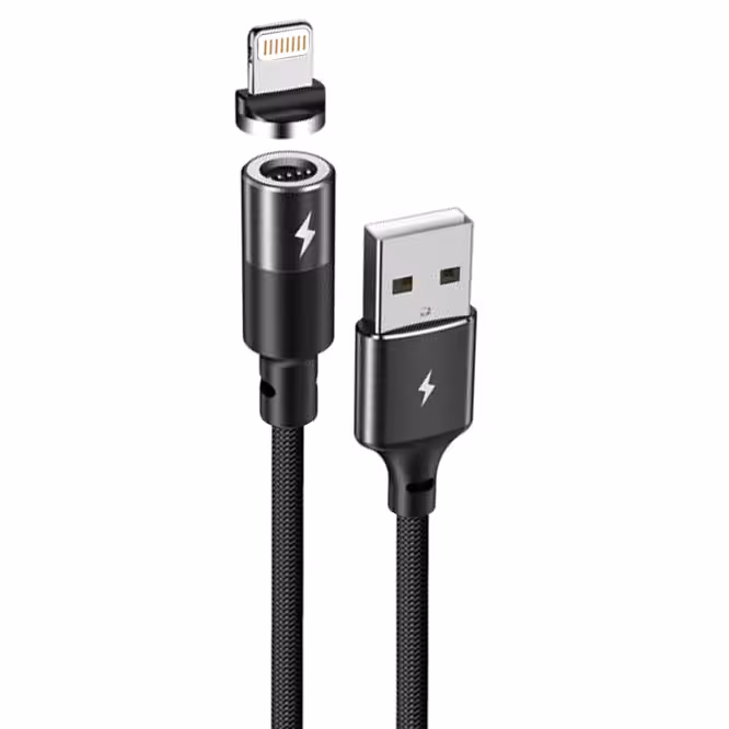 کابل تبدیل USB به لایتنینگ ریمکس مدل Smart ZIGIE10_2i مگنتی طول 1.2 متر