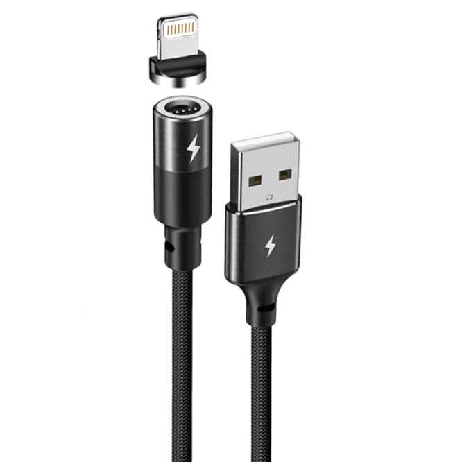کابل تبدیل USB به لایتنینگ ریمکس مدل Smart ZIGIE10_2i مگنتی طول 1.2 متر