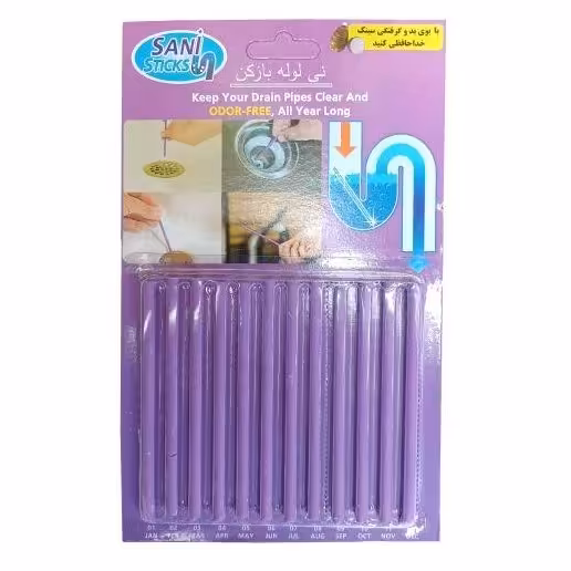 لوله بازکن سانی استیک.نی لوله بازکن.بازکننده و خوشبو کننده لوله