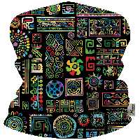 دستمال سر و گردن و پیشانی بند اسکارف طرح مراکشی سایز 25 در 50 مدل H2-553 شرکت رنس