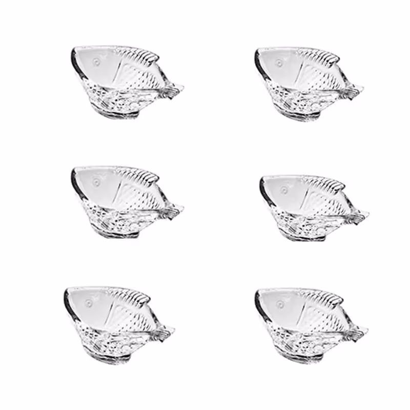 پیاله بلور کاوه مدل Fiterfish بسته 6 عددی