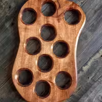 جا تخم مرغی چوبی