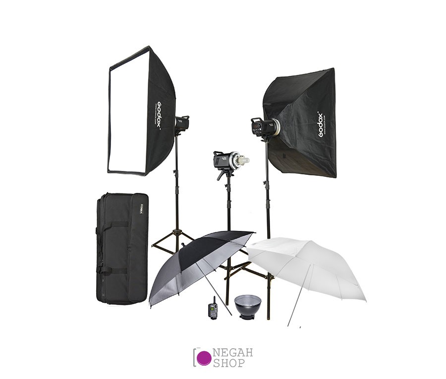 کیت سه شاخه فلاش استودیویی گودکس Godox MS200