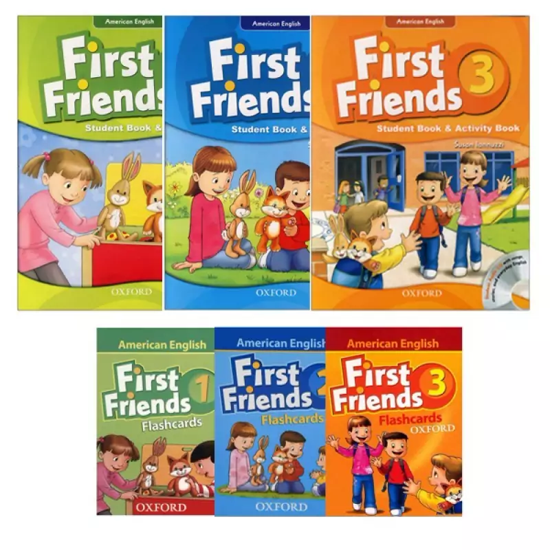 American First Friends Flashcards Series فلش کارت