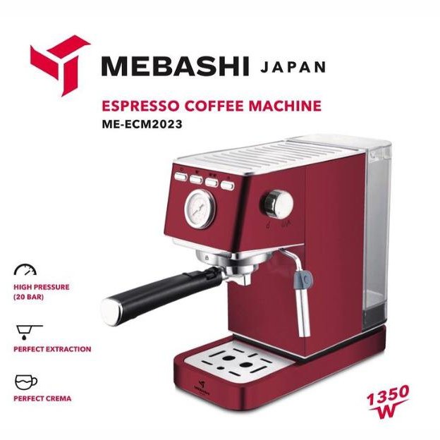 اسپرسو ساز مباشی مدل ECM2023  فشار بخار 20 بار توان 1350 وات سیستم کاپوچینوساز