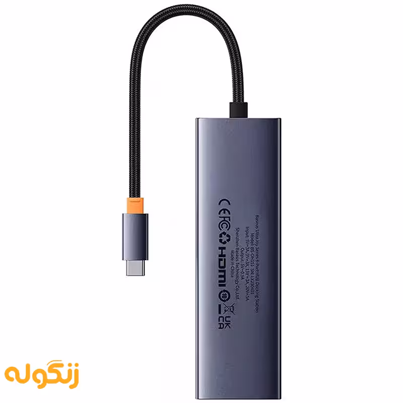 هاب USB-C شش پورت بیسوس مدل B00052802811-00 - زنگوله