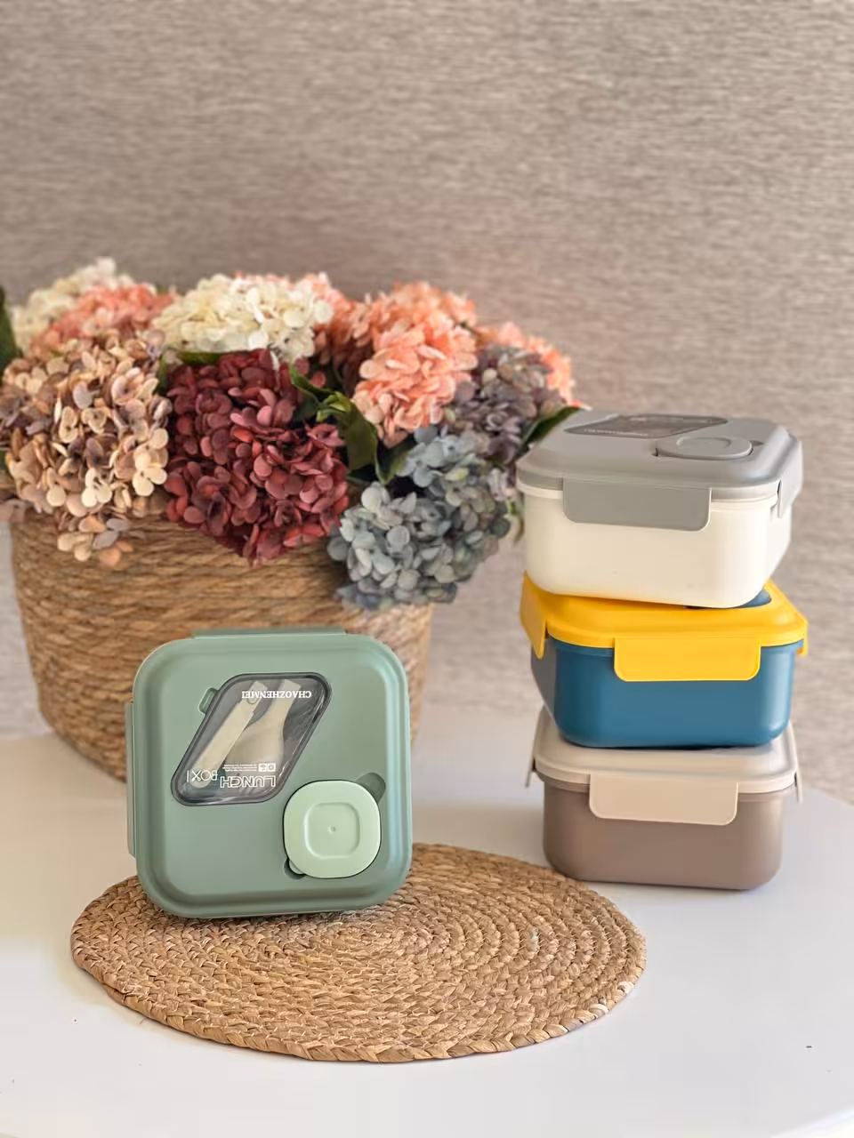 ظرف غذا و لانچ باکس پلاستیکی کد 3480