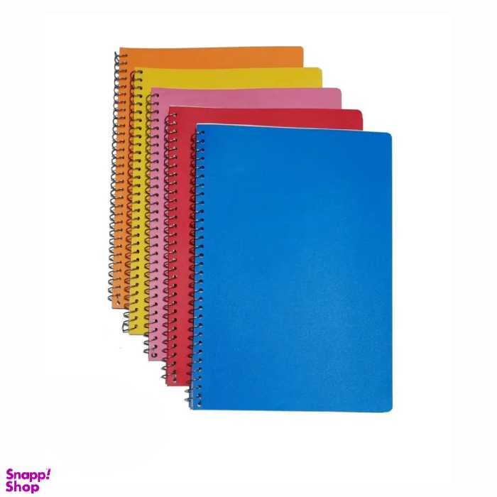 دفتر مشق 50 برگ سیمی طرح ساده کد 005 بسته 5 عددی