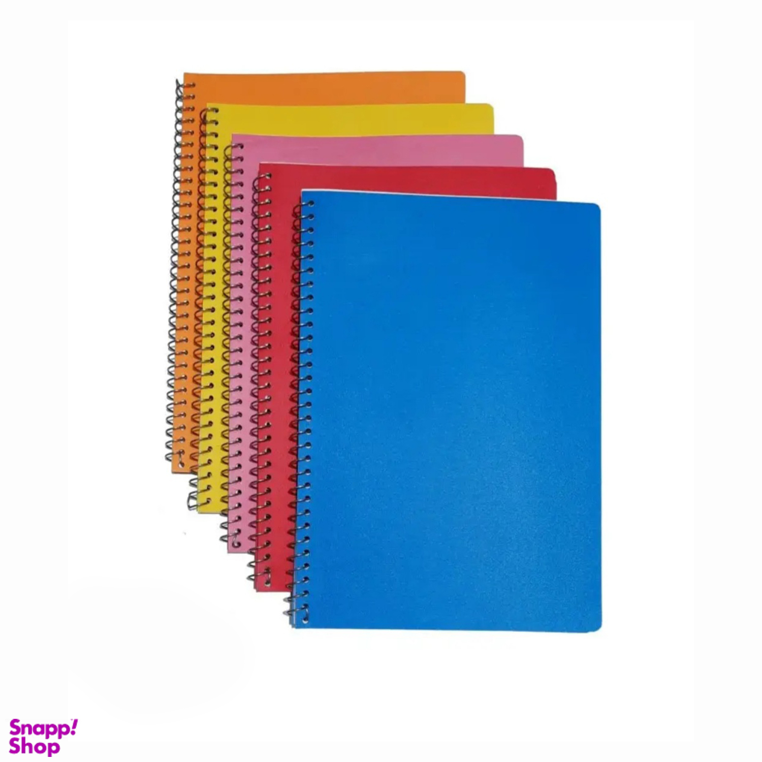 دفتر مشق 50 برگ سیمی طرح ساده کد 005 بسته 5 عددی