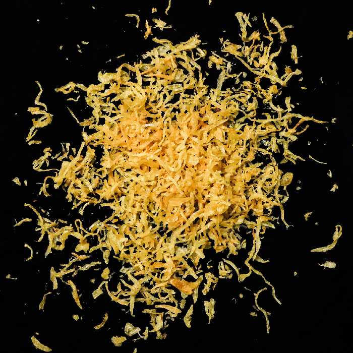 پیازداغ طلایی خوش عطر و طعم  چیپسی میرکا با ماندگاری بسیار بالا  