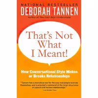 کتاب زبان اصلی Thats Not What I Meant اثر Deborah Tannen انتشارات William Morrow