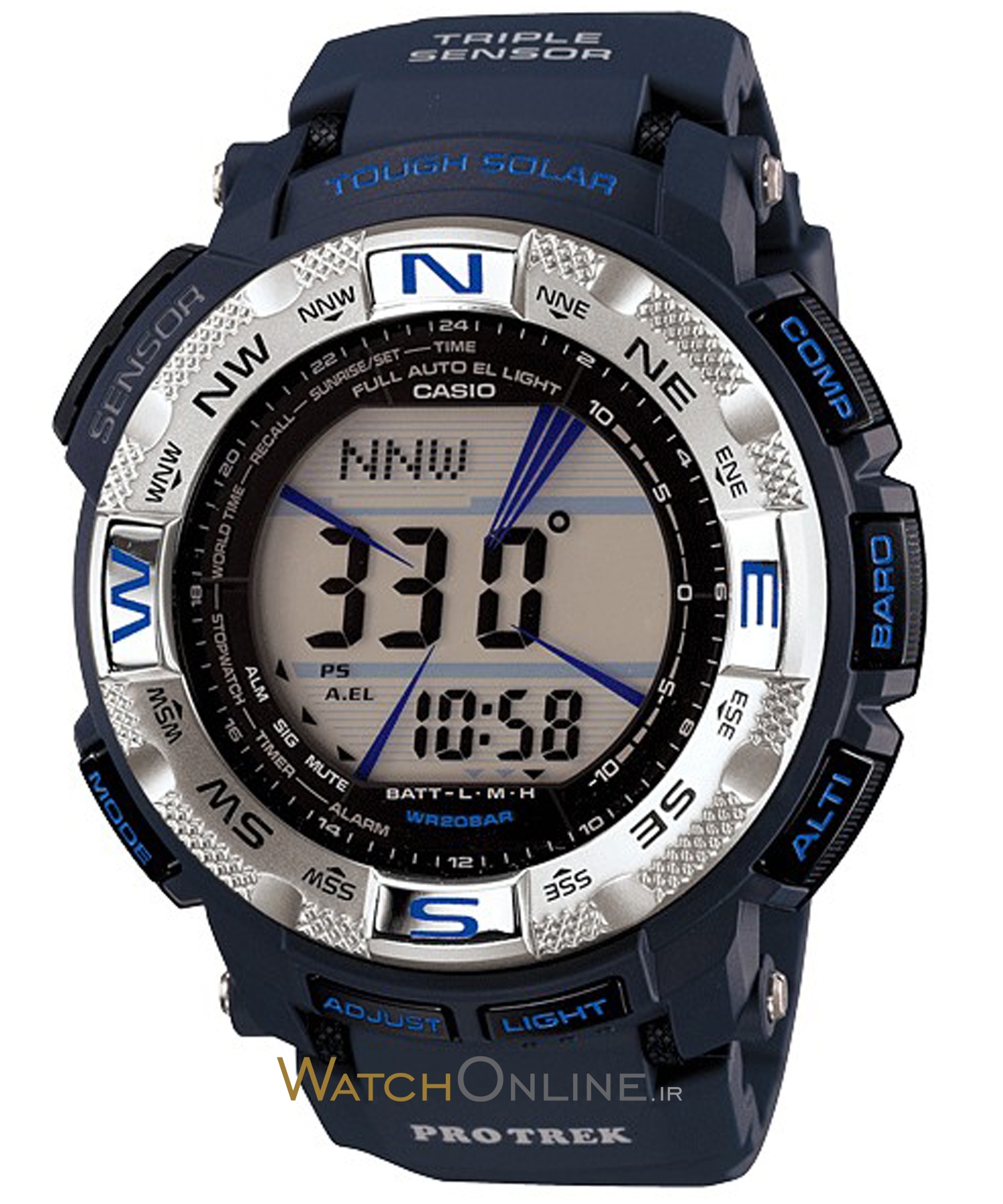 ساعت مچی مردانه کاسیو، زیرمجموعه PRO TREK, کد PRG-260-2DR