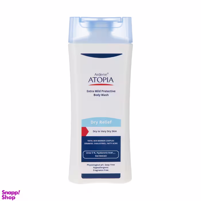 لوسیون شستشو بدن آردن (Ardene) سری Atopia مدل Dry Relief وزن 250 گرم
