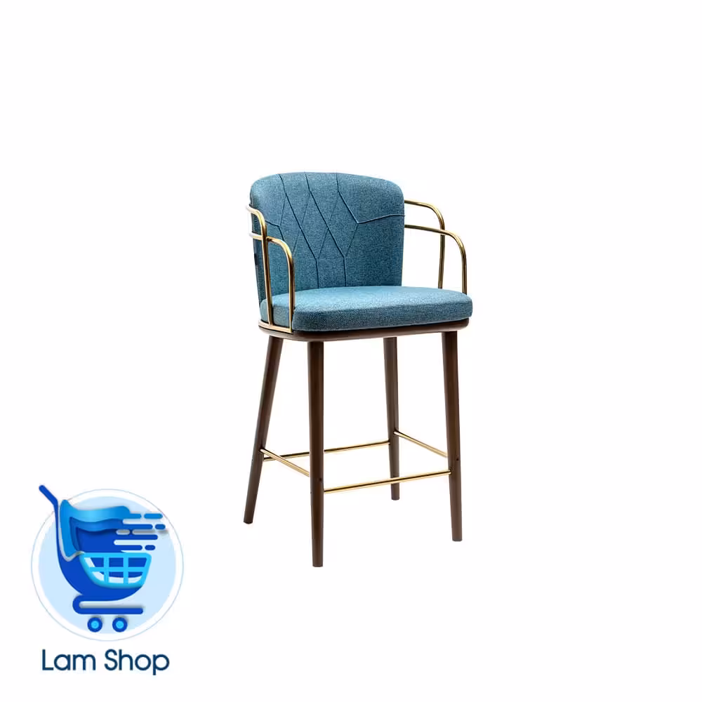 صندلی کانتر تورینو II با فریم آبکاری طلائی و رزگلد نظری (P942B)(زمان ارسال 15 تا 20 روز کاری)