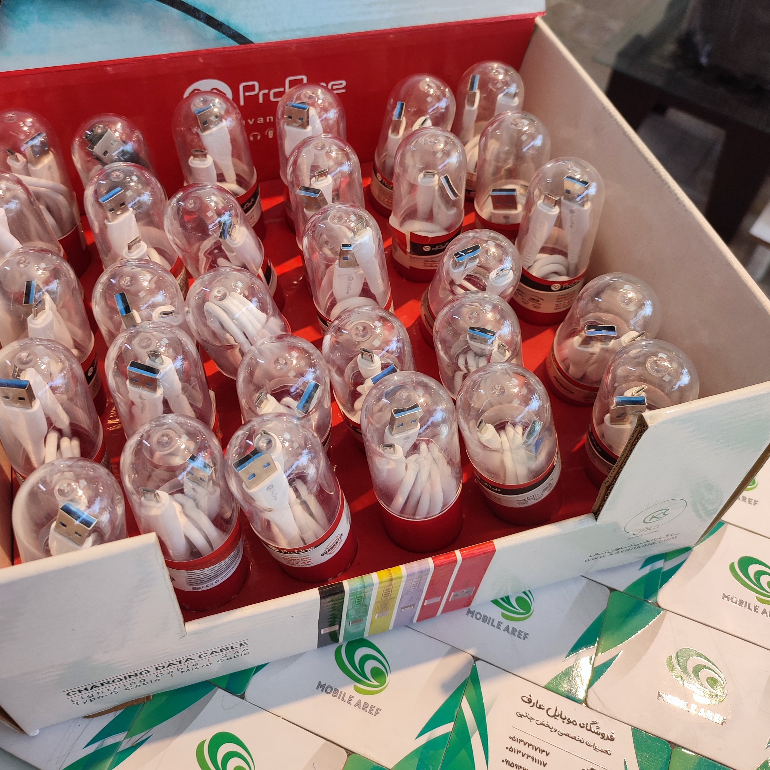 کابل شارژ اصلی  پرو وان  میکرو و تایپ سی گارانتی دار  آمپر 2امپر  انتقال دیتا