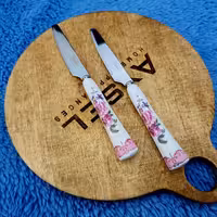 چاقو سرامیک گلدار گیلدا مدل 8070L بسته 12 عددی کد 10