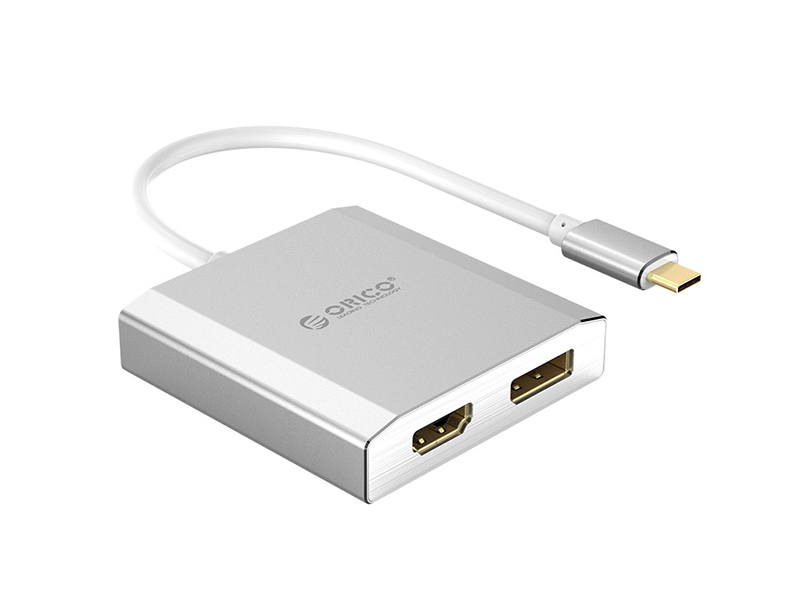 هاب آداپتور 1 به 2 تایپ سی اوریکو ORICO XD-CFHD4 Type-C to DP   HDMI Adapter