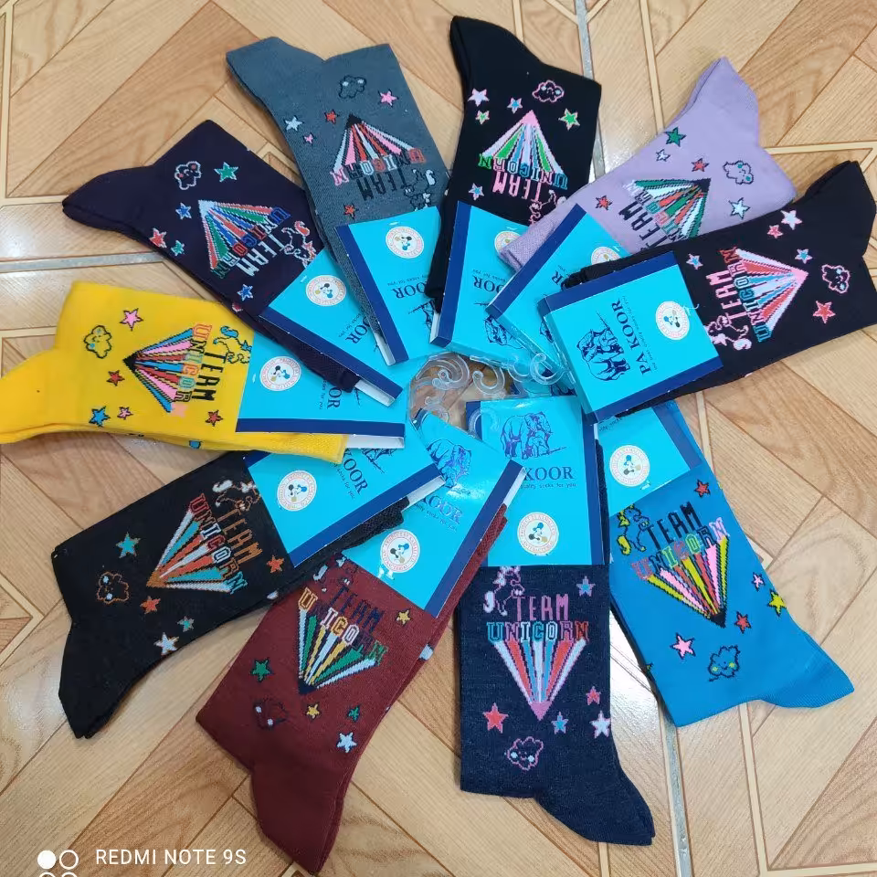 جوراب پاکور اصل نخ هندی تراکم بالا