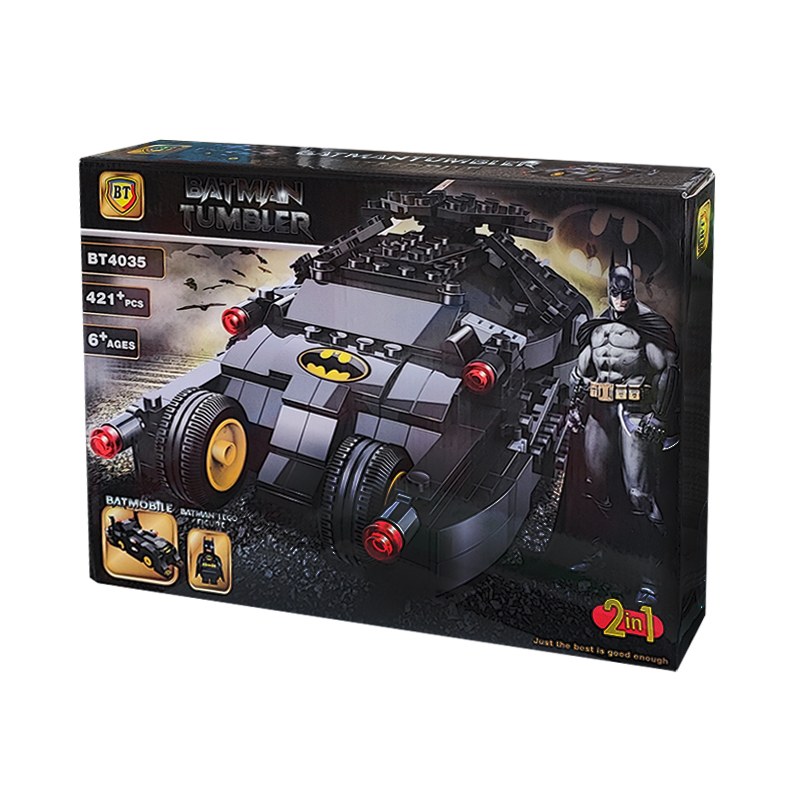 لگو ساختنی BT مدل ماشین بتمن دو طرح رنگ مشکی