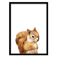 قیمت و خرید تابلو دکوراتیو مدل نقاشی آبرنگ سنجاب کد 0862