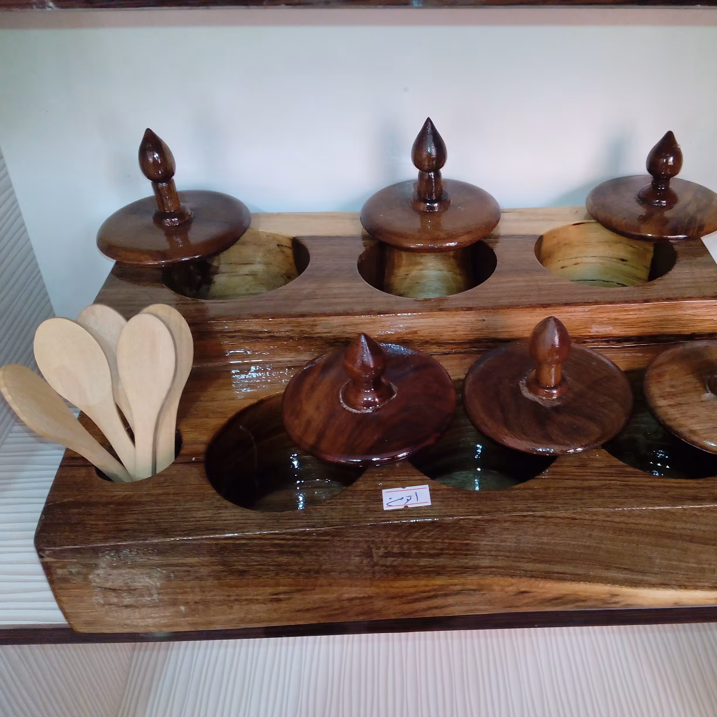 جای ادویه طرح پله (  10 در 30 در 40 ) شش عددی