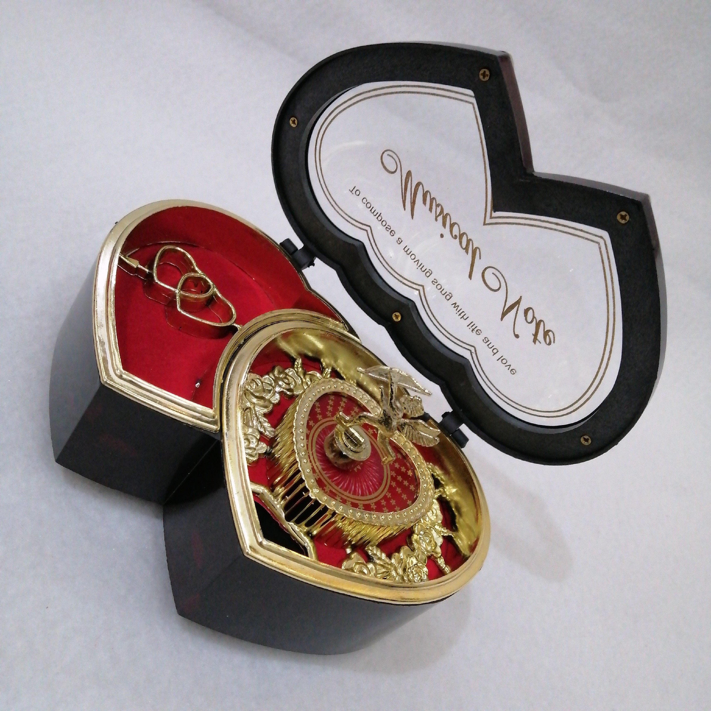 جعبه موزیکال طرح قلب