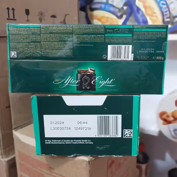 شکلات افتر ایت نعنایی دارک 400 گرم اصل انگلستان خوشمزه و خاص