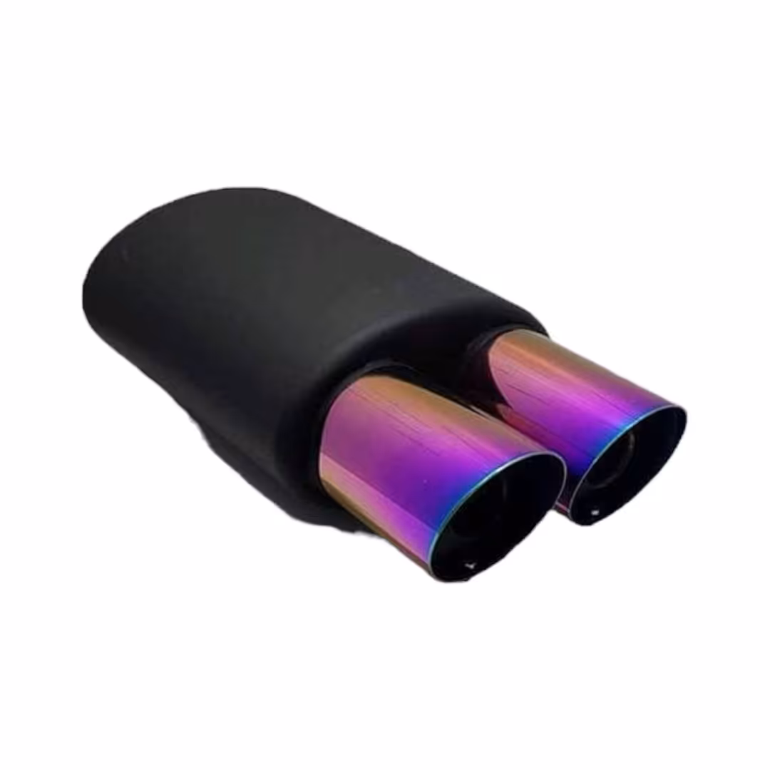 منبع اگزوز اسپرت دو حالته سایلنسر دار جی اس (J.S) دو لول مدل 715 مناسب انوع خودرو