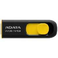 فلش مموری Adata UV128 &#8211; ظرفیت 64 گیگابایت &#8211; زرد