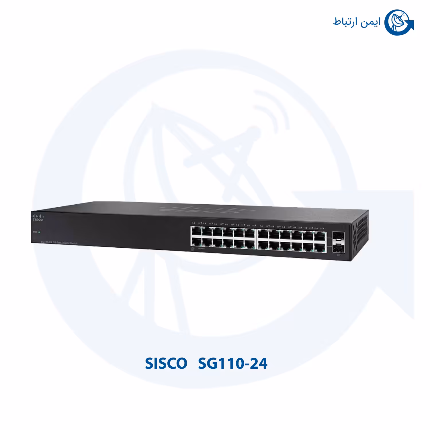 سوئیچ شبکه سیسکو 24 پورت SG110-24