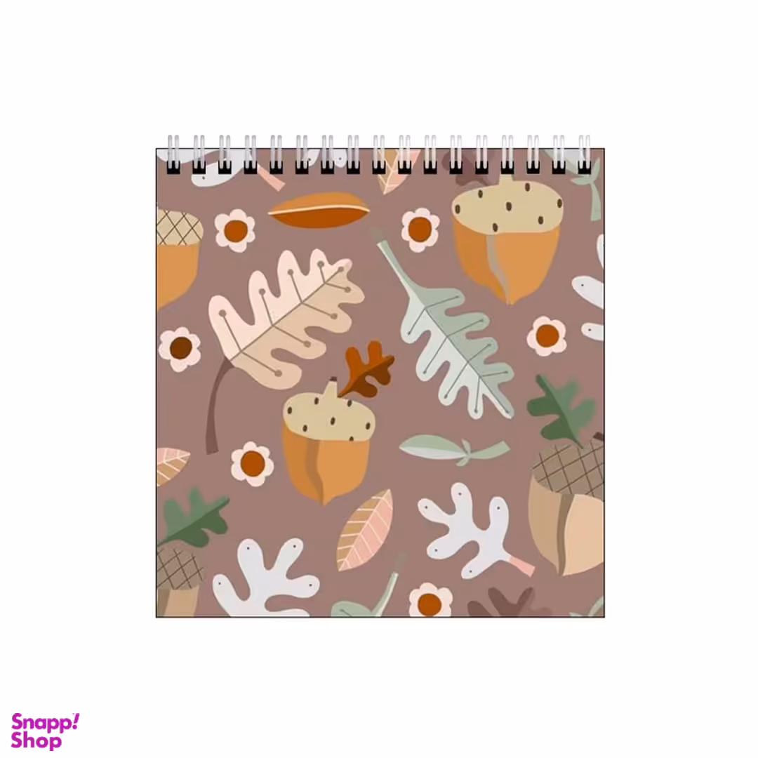 دفتر طراحی بامبیلیپ طرح پترن پاییزی بلوط کد 7205761