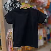 تیشرت تک مشکی ساده