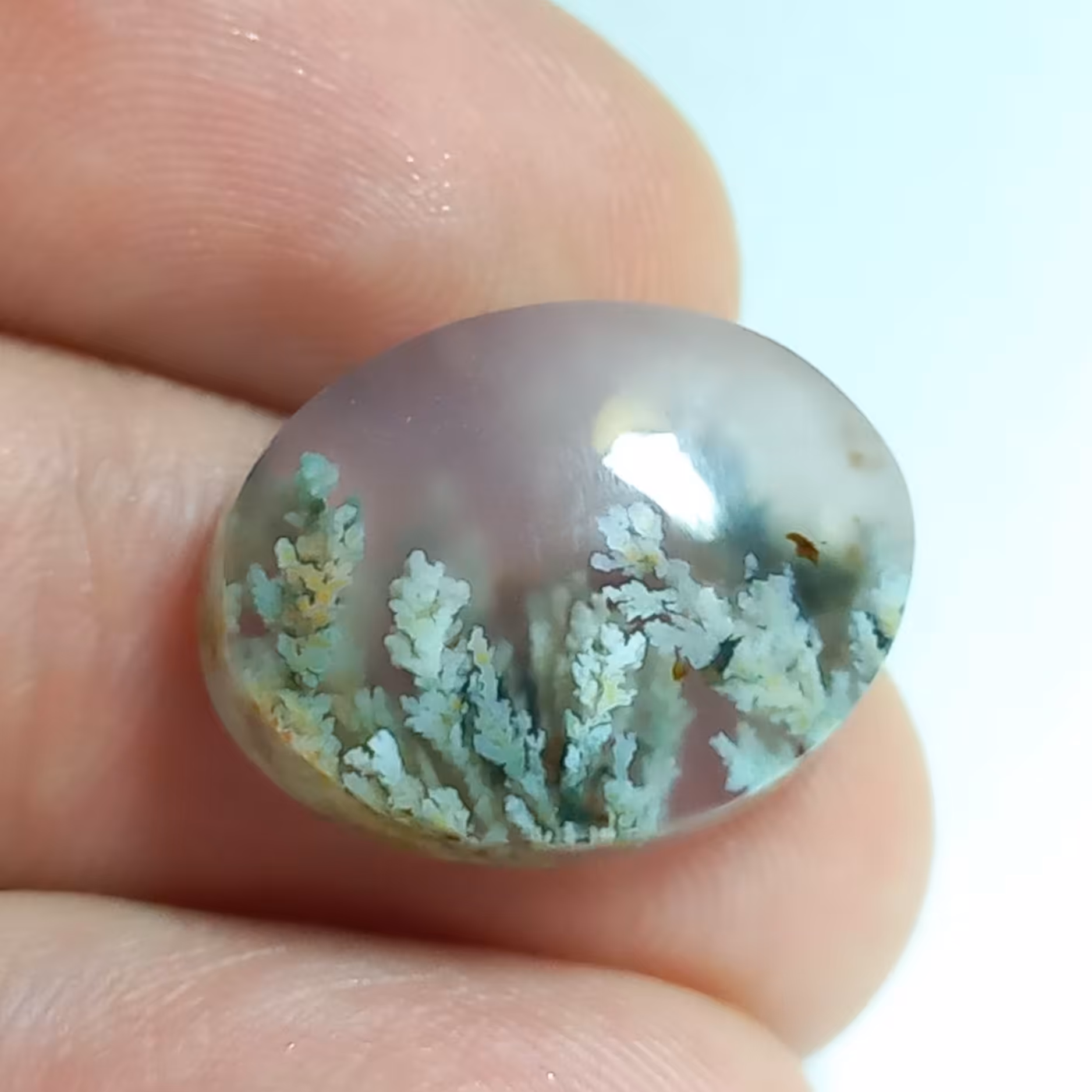 نگین سنگ عقیق شجر  بهاری درختی 