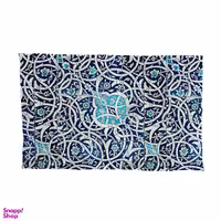 کادوپیچ پارچه ای ترمه طراحان ایده مدل رنگ کد 0519 فیروزه ای