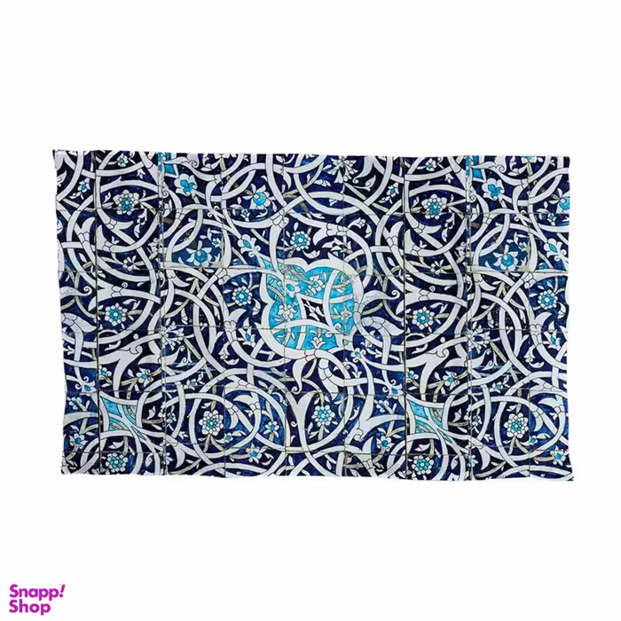 کادوپیچ پارچه ای ترمه طراحان ایده مدل رنگ کد 0519 فیروزه ای