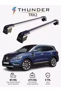 نوار محافظ خودرو خاکستری RENAULT KOLEOS 2017 TRX2 CARRIER LOCKED SEARCH CABER SEALING CEILING BAR GREY Thunder
