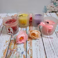 شمع عطری برند گلوریا  بدون اشک و دود 