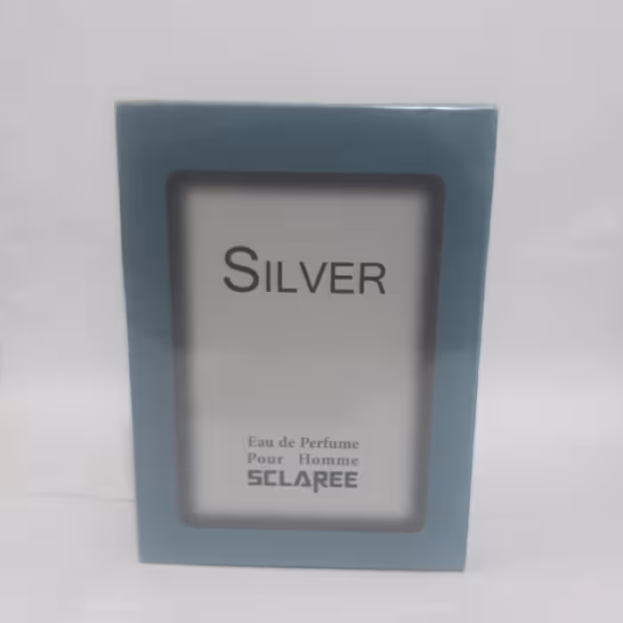 ادکلن 100 میل Silver برند اسکلاره مناسب آقایان و رایحه ای خنک و خیلی خاص 