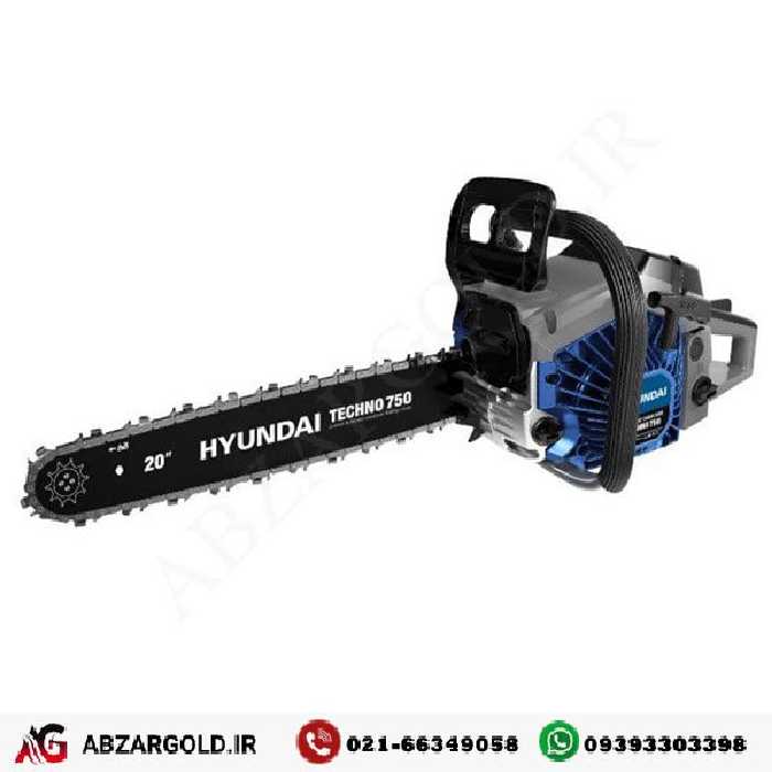 اره زنجیری بنزینی هیوندای 50 سانتی متر مدل TECHNO 750