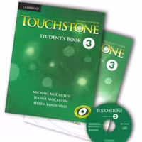 کتاب زبان  تاچ استون 3 touchstone همراه با کتاب کار و سی دی