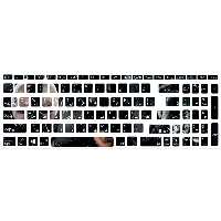 برچسب حروف فارسی کیبورد طرح بتمن