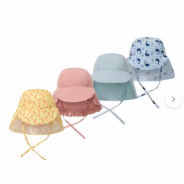 کلاه شنا و ساحل دخترانه لوپیلو سایز 2 تا 6 ماه