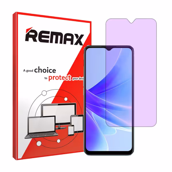 گلس اوپو A77s مدل هیدروژلی آنتی پرپل برند ریمکس کد S