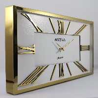 ساعت دیواری آرتمیس مدل 2027 گلد (طلایی) صفحه سفید