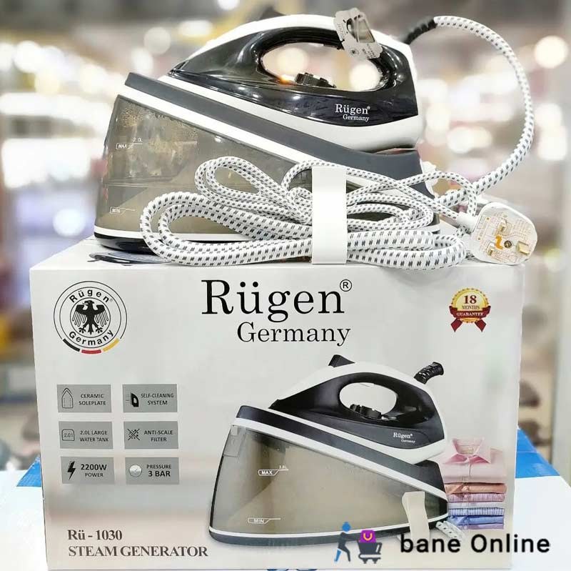 اتو بخار مخزن دار روگن آلمان مدل RU-1030 همراه با گارانتی اصلی (پس کرایه)