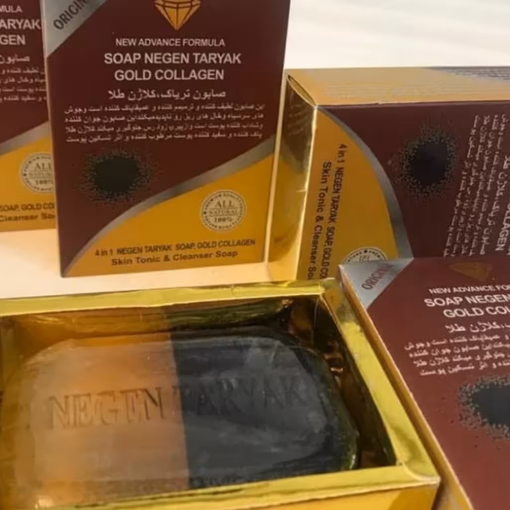 صابون کلاژن دورنگ