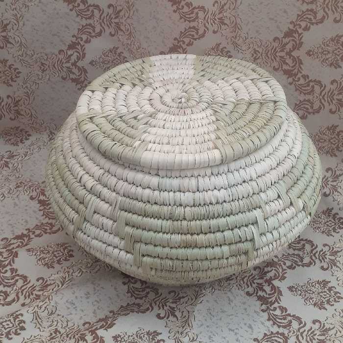 خمره حصیری جا برنجی و حبوباتی  30 در 30 پس کرایه