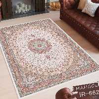 فرشینه مخمل6متری کد662 استوپ دار روحا(ماهگل)