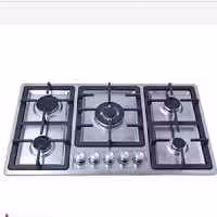 گاز صفحه ای 5 شعله استیل ترموکوپل و فندک دار  شرکت آفر ( ارسال از طریق پست )