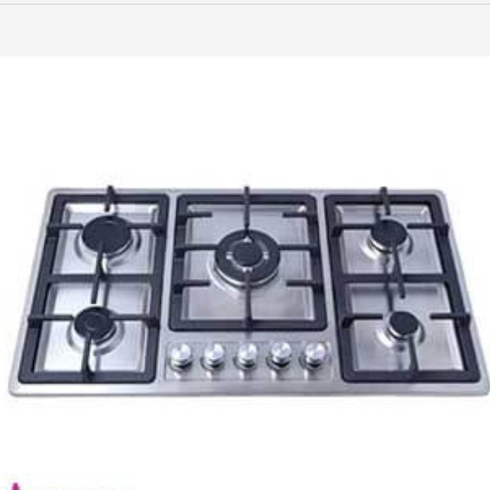 گاز صفحه ای 5 شعله استیل ترموکوپل و فندک دار  شرکت آفر ( ارسال از طریق پست )